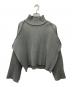 kotohayokozawa（コトハヨコザワ）の古着「ハイネックプリーツカットソー」｜グレー