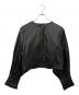 ZARA（ザラ）の古着「レザープルオーバーブラウス」｜ブラック