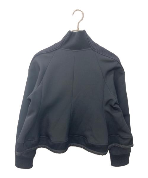 sacai（サカイ）sacai (サカイ) Technical Jersey Blouson　テクニカル ジャージー ブルゾン ブラック サイズ:size２の古着・服飾アイテム