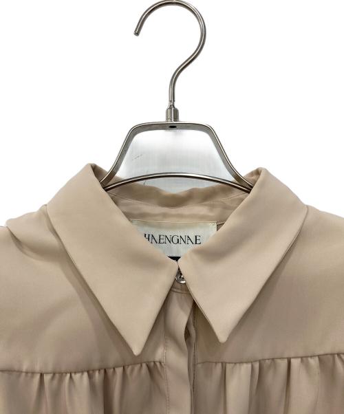HAENGNAE（ヘンネ）HAENGNAE (ヘンネ) OMOCHI BLOUSE ベージュ サイズ:FREEの古着・服飾アイテム