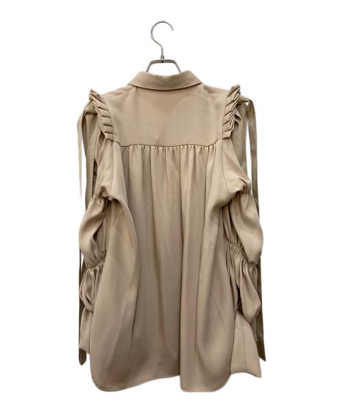 HAENGNAE（ヘンネ）HAENGNAE (ヘンネ) OMOCHI BLOUSE ベージュ サイズ:FREEの古着・服飾アイテム