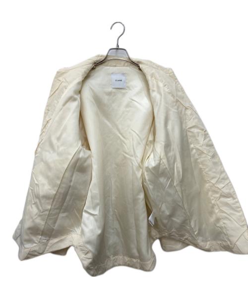 CLANE（クラネ）CLANE (クラネ) PADDED CRUMPLY SHIRT JACKET アイボリー サイズ:2の古着・服飾アイテム