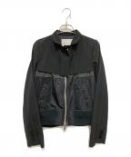 sacaiサカイ）の古着「Nylon Twill Mix Jacket」｜ブラック
