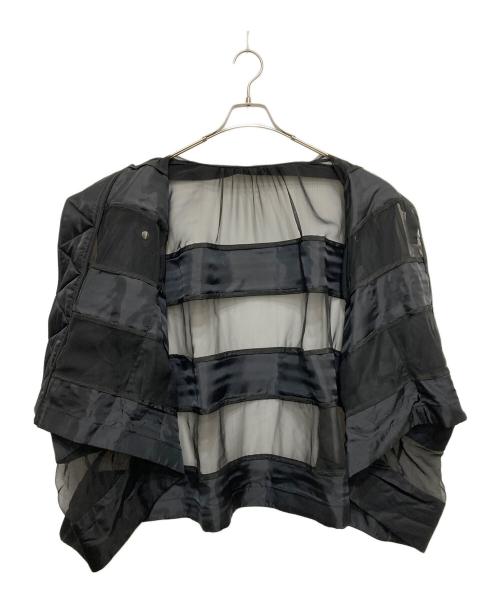 sacai（サカイ）sacai (サカイ) Nylon Twill×Chiffon Blouson ブラック サイズ:1の古着・服飾アイテム