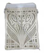 Mame Kurogouchiマメクロゴウチ）の古着「Cording Embroidery Pouch」｜アイボリー