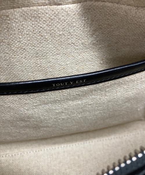 TOUT Y EST（トゥティエ）TOUT Y EST (トゥティエ) SAC LOQUET SMALL ブラックの古着・服飾アイテム