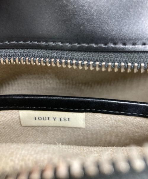TOUT Y EST（トゥティエ）TOUT Y EST (トゥティエ) SAC LOQUET SMALL ブラックの古着・服飾アイテム