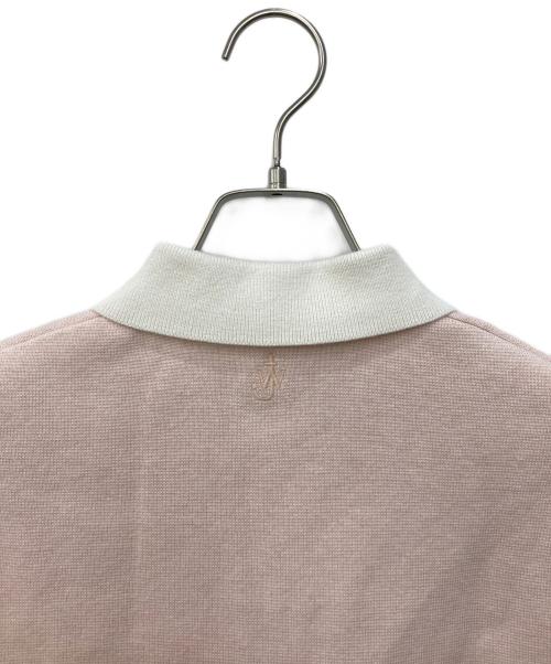J.W.ANDERSON（ジェイダブリューアンダーソン）J.W.ANDERSON (ジェイダブリューアンダーソン) CROPPED POLO TOP　クロップド ポロ トップ ピンク サイズ:Sの古着・服飾アイテム