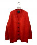N.O.R.Cノーク）の古着「キッドモヘアシャギーニットカーディガン」｜レッド