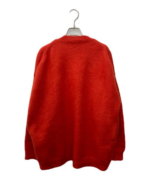 N.O.R.C（ノーク）N.O.R.C (ノーク) キッドモヘアシャギーニットカーディガン レッド サイズ:FREEの古着・服飾アイテム