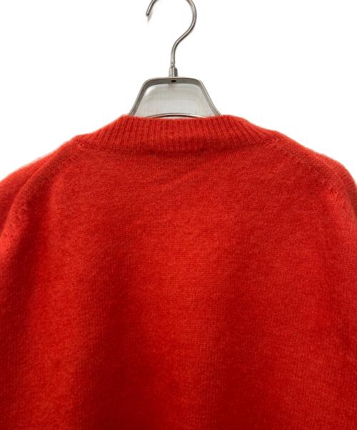 N.O.R.C（ノーク）N.O.R.C (ノーク) キッドモヘアシャギーニットカーディガン レッド サイズ:FREEの古着・服飾アイテム