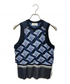 中古・古着通販】Ganni (ガニー) Viscose Rope Cropped Vest/ニット
