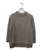 BATONERバトナ―）の古着「SIGNATURE BOTTLE NECK　シグネチャー ボトルネック」｜ベージュ