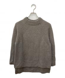 BATONER（バトナ―）の古着「SIGNATURE BOTTLE NECK　シグネチャー ボトルネック」｜ベージュ