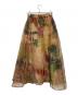 AMERI (アメリ) UND WILLOW PAINT PLEATS SKIRT ベージュ サイズ:M：8000円