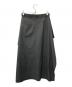HYKE (ハイク) サイドフレア ロングスカート グレー サイズ:2：7000円