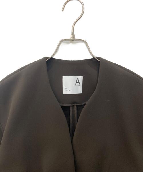 emmi（エミ）emmi (エミ) コンフォートジャケット ブラウン サイズ:SIZE1の古着・服飾アイテム