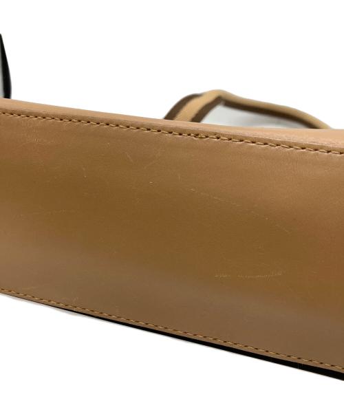 GUCCI（グッチ）GUCCI (グッチ) レザートートバッグ ベージュの古着・服飾アイテム