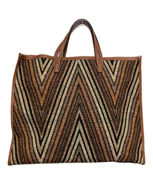 A VACATION（ア ヴァケーション）A VACATION (ア ヴァケーション) TANK TRIANGLE ブラウンの古着・服飾アイテム