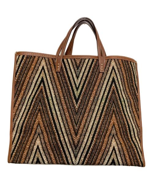 A VACATION（ア ヴァケーション）A VACATION (ア ヴァケーション) TANK TRIANGLE ブラウンの古着・服飾アイテム