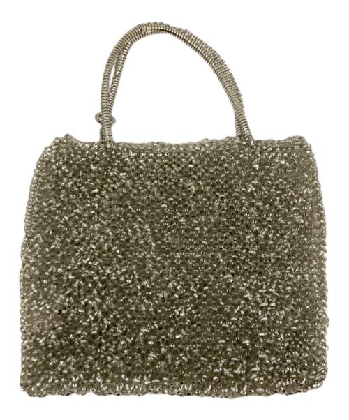 ANTEPRIMA（アンテプリマ）ANTEPRIMA (アンテプリマ) リボンモチーフワイヤーバッグ シルバーの古着・服飾アイテム