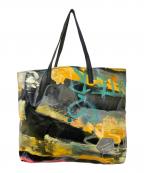 Maison de Commeメゾンドコム）の古着「BLACK×PAINTED BIG TOTE BAG」｜マルチカラー