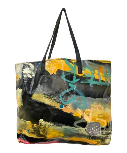 Maison de Comme（メゾンドコム）Maison de Comme (メゾンドコム) BLACK×PAINTED BIG TOTE BAG マルチカラーの古着・服飾アイテム