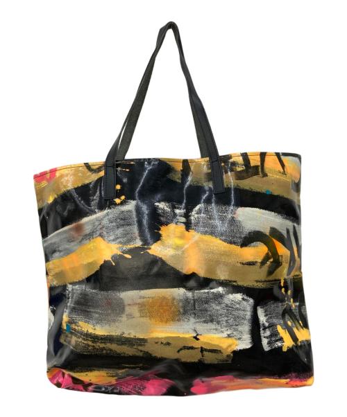 Maison de Comme（メゾンドコム）Maison de Comme (メゾンドコム) BLACK×PAINTED BIG TOTE BAG マルチカラーの古着・服飾アイテム