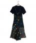 sacai (サカイ) Floral Print Cotton Jersey Dress ブラック サイズ:2：18000円