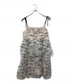 COELコエル）の古着「レターティアードキャミワンピース」｜アイボリー