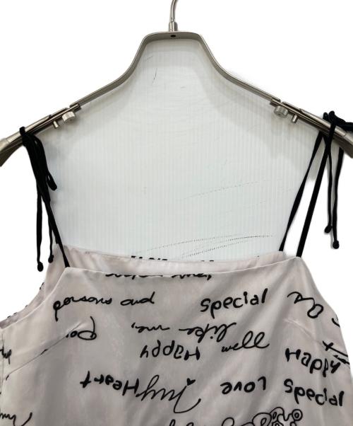 COEL（コエル）COEL (コエル) レターティアードキャミワンピース アイボリー サイズ:Mの古着・服飾アイテム