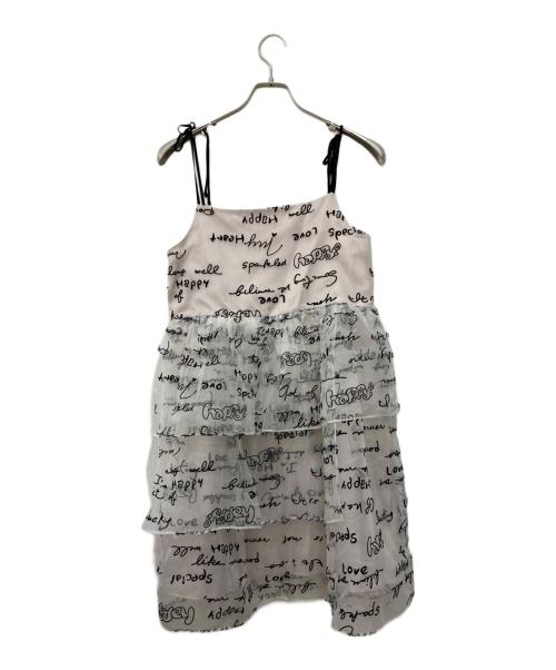 COEL（コエル）COEL (コエル) レターティアードキャミワンピース アイボリー サイズ:Mの古着・服飾アイテム