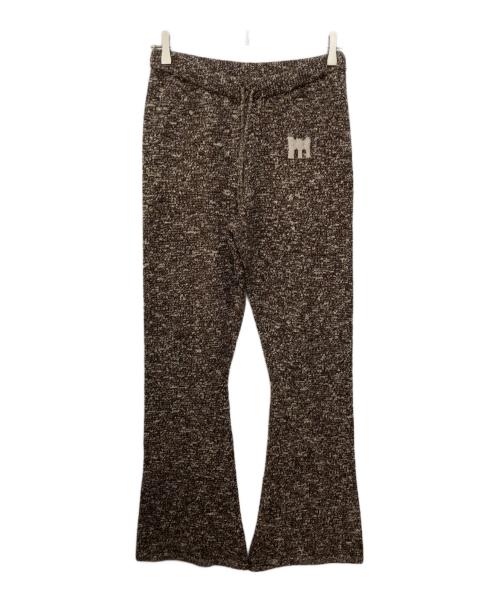 moose's（ムース）moose's (ムース) ニットパンツ ブラウン サイズ:FREEの古着・服飾アイテム