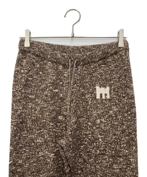 moose's（ムース）moose's (ムース) ニットパンツ ブラウン サイズ:FREEの古着・服飾アイテム