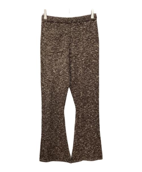 moose's（ムース）moose's (ムース) ニットパンツ ブラウン サイズ:FREEの古着・服飾アイテム