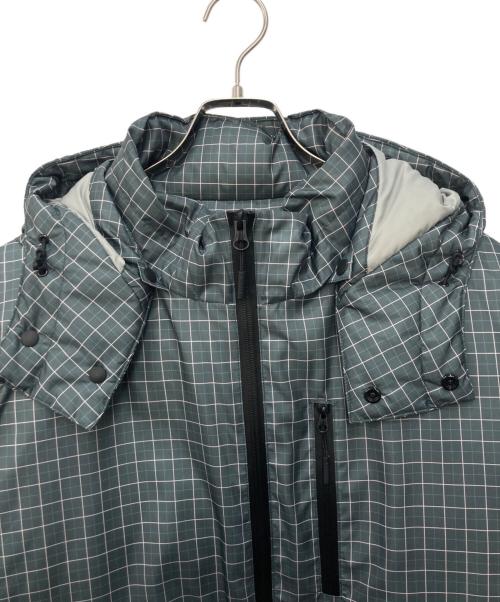 NANGA（ナンガ）NANGA (ナンガ) Ameri (アメリ) POCKET CHECK DOWN COAT グリーン サイズ:Ｓの古着・服飾アイテム