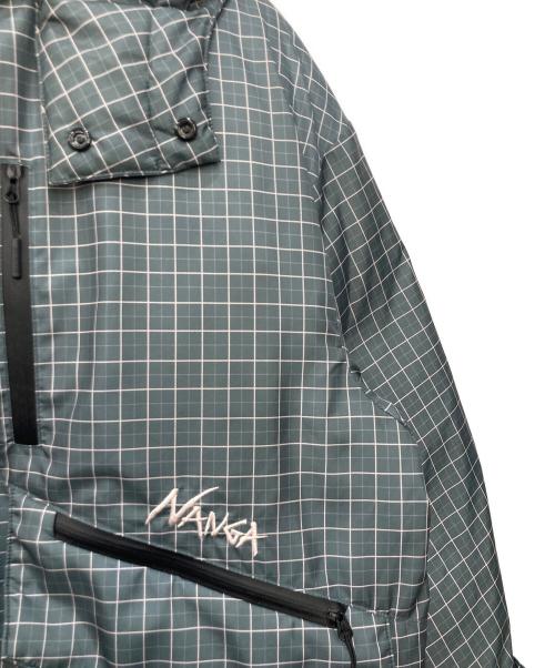 NANGA（ナンガ）NANGA (ナンガ) Ameri (アメリ) POCKET CHECK DOWN COAT グリーン サイズ:Ｓの古着・服飾アイテム