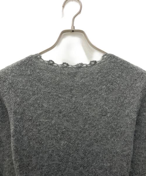 moose's（ムース）moose's (ムース) jacquard lace dress グレー サイズ:FREEの古着・服飾アイテム