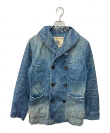 RRL（ダブルアールエル）の古着「ヘチマ衿デニムPコート」｜インディゴ