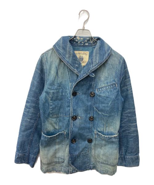 RRL（ダブルアールエル）RRL (ダブルアールエル) ヘチマ衿デニムPコート インディゴ サイズ:Sの古着・服飾アイテム
