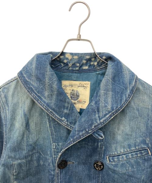 RRL（ダブルアールエル）RRL (ダブルアールエル) ヘチマ衿デニムPコート インディゴ サイズ:Sの古着・服飾アイテム