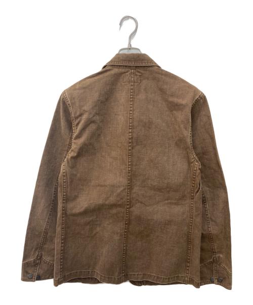 RRL（ダブルアールエル）RRL (ダブルアールエル) Brown Duck Coverall JACKET ブラウン ダック カバーオール ジャケット ブラウン サイズ:Sの古着・服飾アイテム