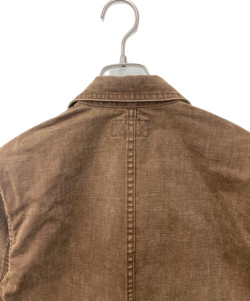RRL（ダブルアールエル）RRL (ダブルアールエル) Brown Duck Coverall JACKET ブラウン ダック カバーオール ジャケット ブラウン サイズ:Sの古着・服飾アイテム