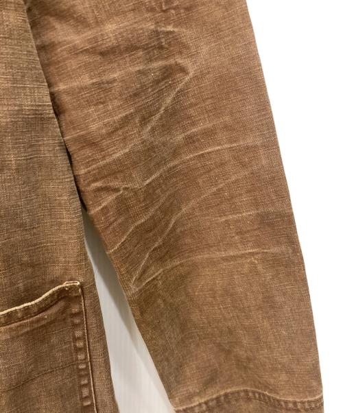 RRL（ダブルアールエル）RRL (ダブルアールエル) Brown Duck Coverall JACKET ブラウン ダック カバーオール ジャケット ブラウン サイズ:Sの古着・服飾アイテム