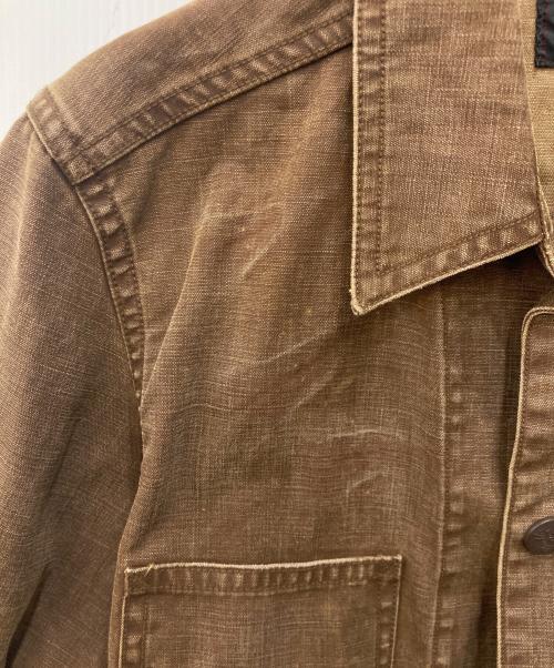 RRL（ダブルアールエル）RRL (ダブルアールエル) Brown Duck Coverall JACKET ブラウン ダック カバーオール ジャケット ブラウン サイズ:Sの古着・服飾アイテム