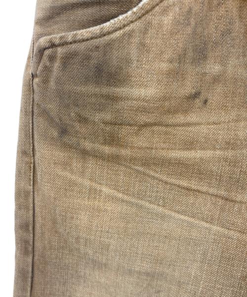RRL（ダブルアールエル）RRL (ダブルアールエル) WESTERN DENIM TROUSER　ウエスタン デニム トラウザー ベージュ サイズ:SIZE 76cm (W30)の古着・服飾アイテム