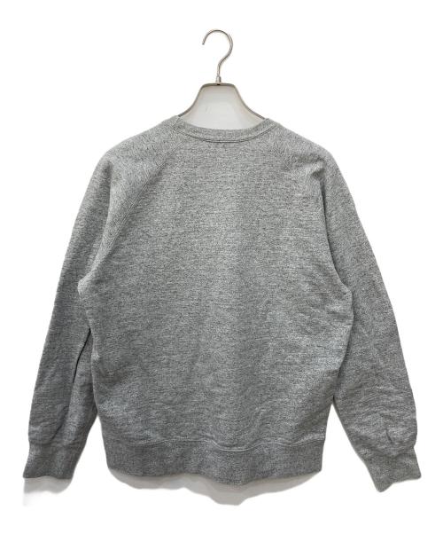 SUPREME（シュプリーム）Supreme (シュプリーム) HEATHERED CREW NECK　ヘザード クルー ネック グレー サイズ:Ｍの古着・服飾アイテム