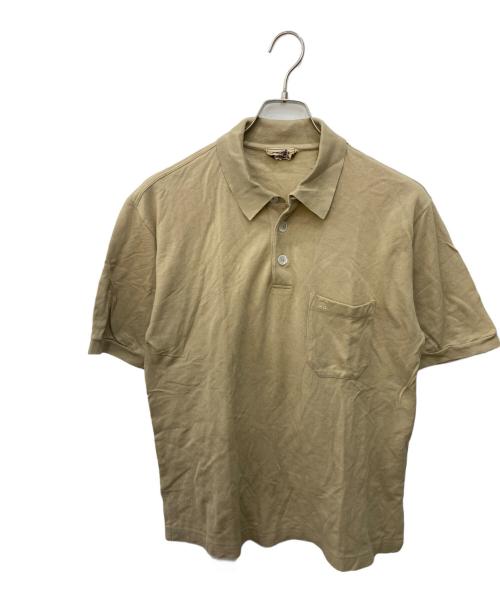 HERMES（エルメス）HERMES (エルメス) Hロゴポロシャツ ベージュ サイズ:Sの古着・服飾アイテム