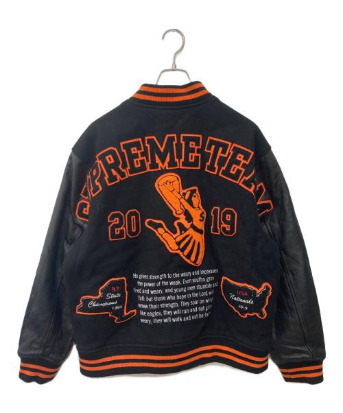 SUPREME（シュプリーム）SUPREME (シュプリーム) Team Varsity Jacket　チームバーシティージャケット ブラック サイズ:Lの古着・服飾アイテム
