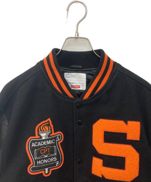 SUPREME（シュプリーム）SUPREME (シュプリーム) Team Varsity Jacket　チームバーシティージャケット ブラック サイズ:Lの古着・服飾アイテム